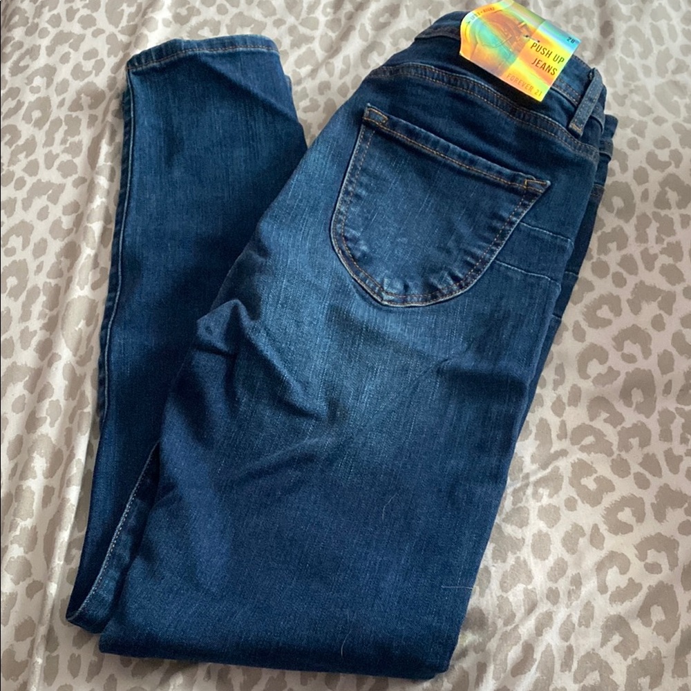 Dark Blue Denim Jeans